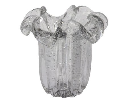 Vaso Tipo Murano Veneza Ix Transparente | Westwing