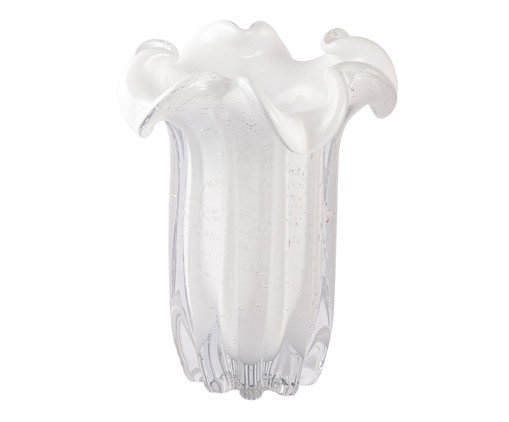 Vaso Murano Veneza Branco, branco | WestwingNow