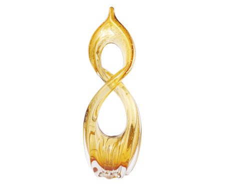 Escultura Tipo Murano Veneza Âmbar | Westwing