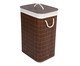 Cesto Bambu Retangular Marrom, Marrom | WestwingNow