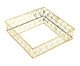 Bandeja Quadrada Louvre Dourado, Dourado | WestwingNow