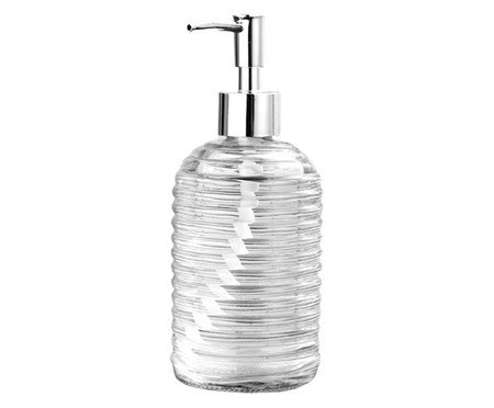 Porta Sabonete Líquido Stream Transparente - 430ml | Westwing