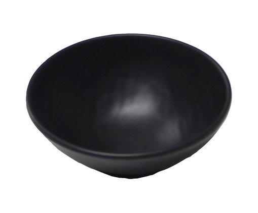 Bowl de Melamina Reims Grande Preto Fosco, Preto | WestwingNow