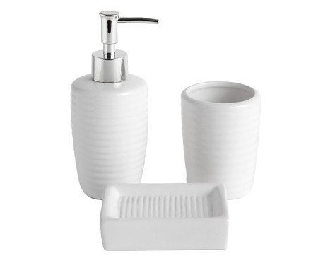 Jogo de Banheiro Aroma Branco | Westwing
