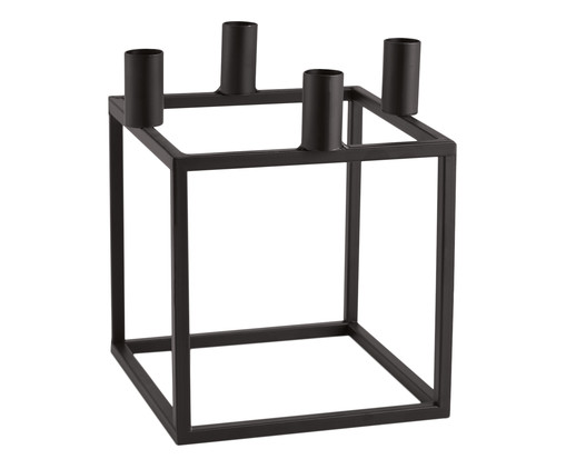 Candelabro em Metal Olsen - Preto, Preto | WestwingNow