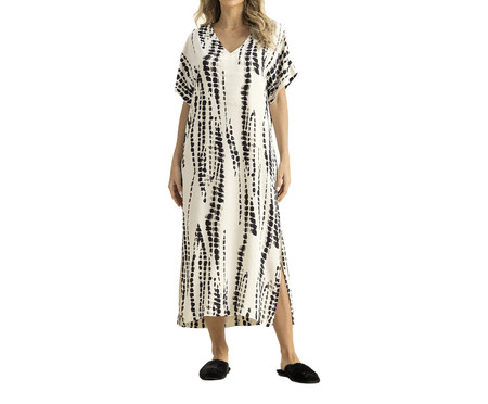 Kaftan Longo Estampa Nanquim | WestwingNow