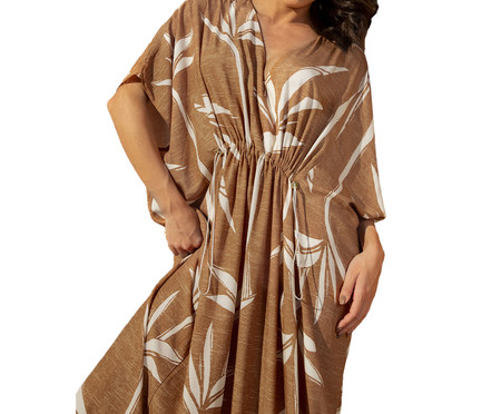 Kaftan Regulavel Fiji Estampa Estrela