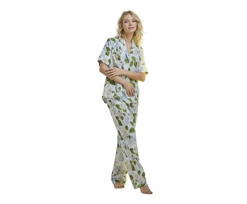 Pijama Calça Manga Curta Hortênsia, multicolor | WestwingNow