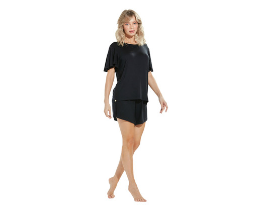 Short Doll Renda Preto, multicolor | WestwingNow