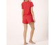 Short Doll Comfy Canelado Coral Vermelho, multicolor | WestwingNow