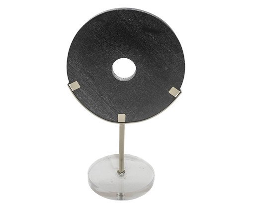 Adorno Pequeno em Mármore com Base, black | WestwingNow