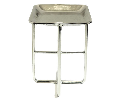 Porta Doce em Metal com Base, silver or metallic | WestwingNow