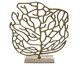 Adorno Folha em Metal e Base de Mármore, gold | WestwingNow