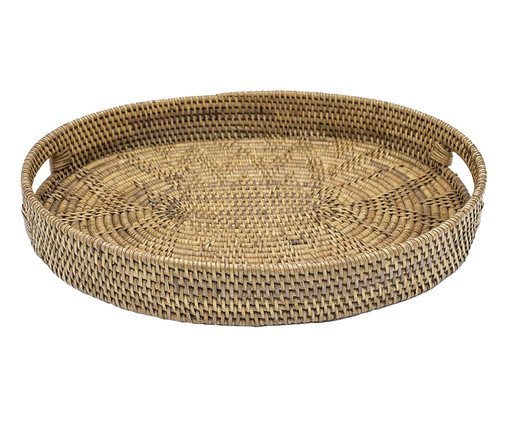Bandeja de Rattan Mandaley - Bege, beige | WestwingNow