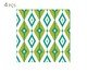 Jogo de Guardanapos Cosmic Verde, Verde | WestwingNow