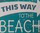 Placa Decorativa Beach, Azul | WestwingNow