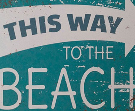 Placa Decorativa Beach | Westwing