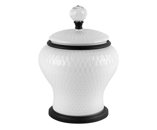 Pote Decorativo Vicky Moss, Branco | WestwingNow