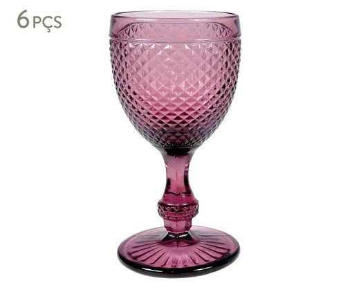 Jogo de Taças para Vinho Bico de Jaca Rosa Choque, Rosa | WestwingNow
