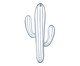 Adorno de Parede Cactus Branco, Colorido | WestwingNow