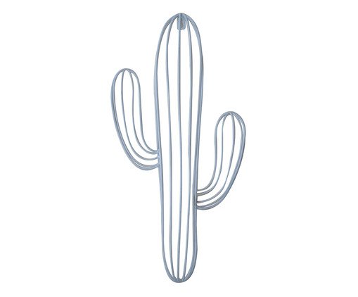 Adorno de Parede Cactus Branco, Colorido | WestwingNow