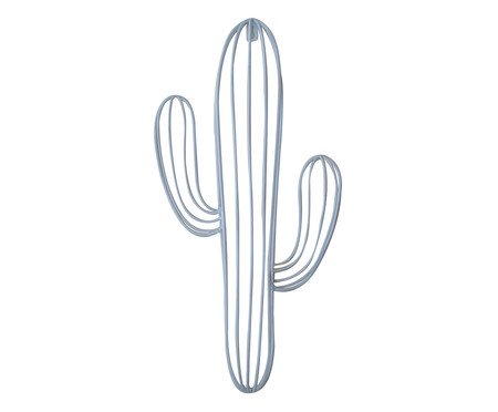 Adorno de Parede Cactus Branco | Westwing