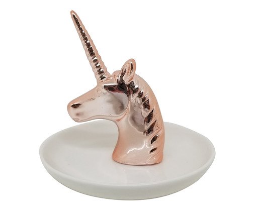 Prato Decorativo Unicórnio Rosê, Rosé | WestwingNow