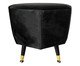 Pufe em Veludo Luxen Preto, Preto | WestwingNow