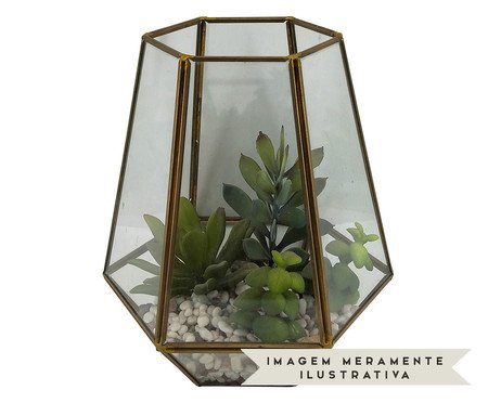 Terrário Tokat Dourado | Westwing
