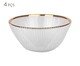 Jogo de Bowls Simple Round Dourada Rosê, Rosé | WestwingNow