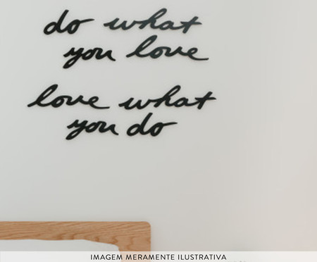 Adorno de Parede do What You Love | WestwingNow