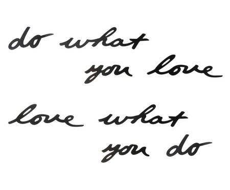 Adorno de Parede do What You Love | WestwingNow