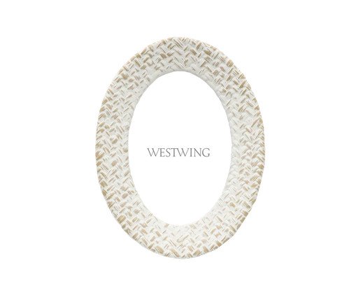 Porta Retrato Schweinfurt Branco, Branco | WestwingNow