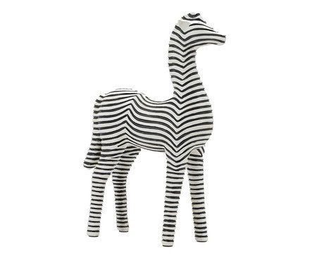 Adorno Zebra Preto e Branco | Westwing