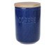 Pote com Tampa em Bambu Folha Rosrath Azul, Azul | WestwingNow