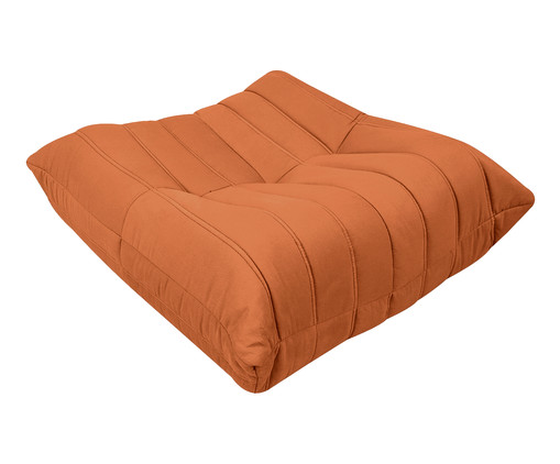 Puff Nirvana em Lona Telha, Terracotta | WestwingNow