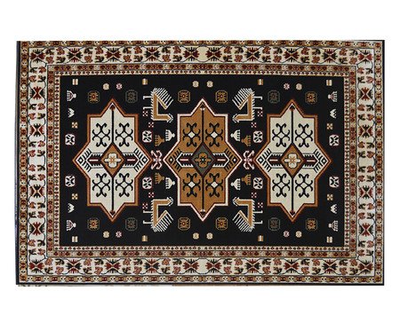 Tapete em Veludo Montreal Cristal Gabbeh Marrom | Westwing