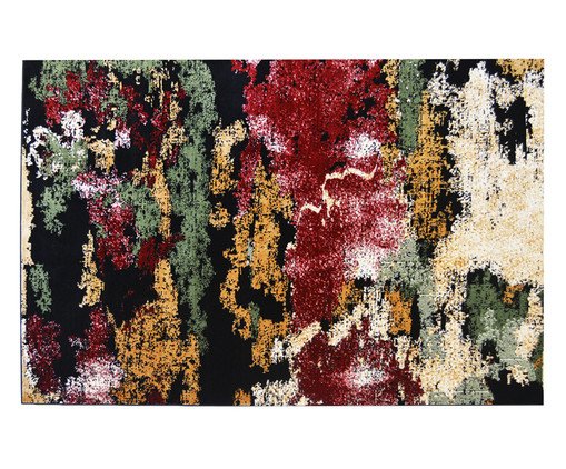 Tapete em Veludo Montreal Cristal Garden Preto, black | WestwingNow