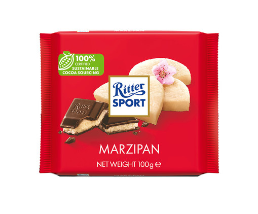 Chocolate Marzipan Ritter Sport - 100G, Colorido | WestwingNow