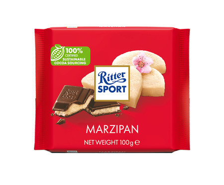 Chocolate Marzipan Ritter Sport - 100G