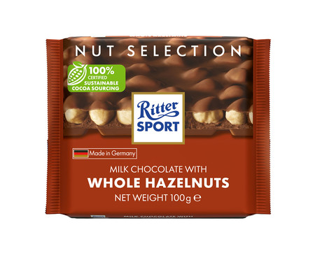 Chocolate Ao Leite Hazelnuts Ritter Sport - 100G | WestwingNow