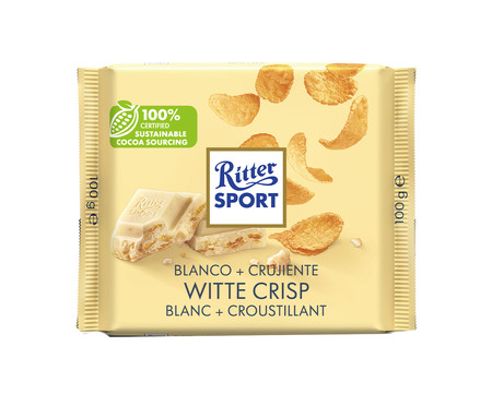 Chocolate Branco com Crisped Rice Ritter Sport - 100G | WestwingNow