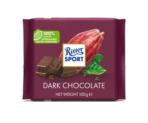 Chocolate Dark Ritter Sport - 100G, Colorido | WestwingNow