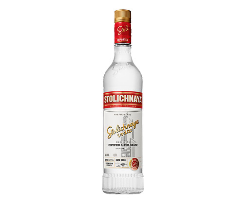 Vodka Letonesa Stolichnaya - 750ml, Colorido | WestwingNow