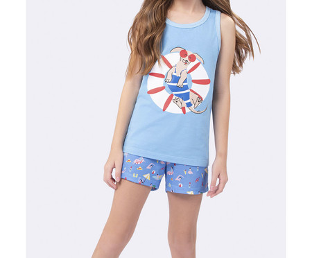 Pijama Regata Infantil Miami Beach | WestwingNow