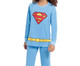 Pijama Manga Longa Slimfit Superman Azul, Colorido | WestwingNow