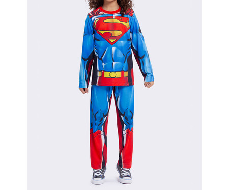 Pijama Manga Longa Superman Azul | WestwingNow