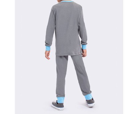 Pijama Manga Longa Slimfit Batman Grafite | Westwing