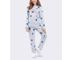 Pijama Manga Longa Infantil Shine Like A Star Branca, Colorido | WestwingNow