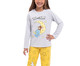 Pijama Manga Longa Infantil Tom And Jerry Bons Sonhos Cinza, Colorido | WestwingNow